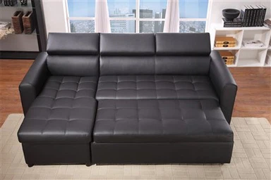 レザーツインソファベッド